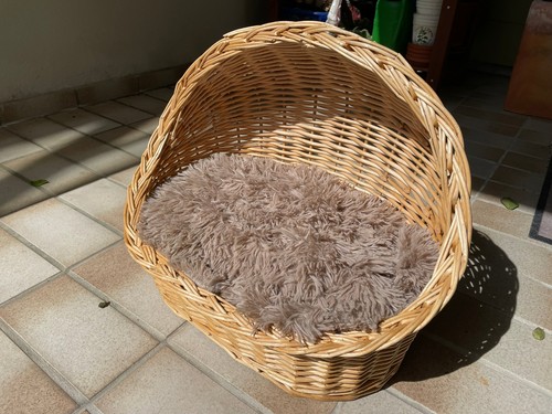 Weidekorb mit kissen 39cm - mit, ca