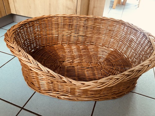 Hundekorb aus weide lxbxh - hundekorb,