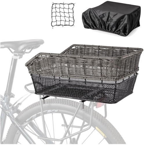Fahrradkorb hinten weidenkorb - fahrradkorb,